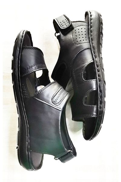 Everest 100% Leather Orthopedic Poly Sole Men's Sandals
