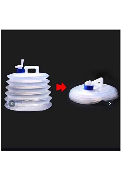 Kenpool Musluklu Katlanabilir Su Bidonu 10 Litre Akordiyon Kamp Açık Hava Sey...