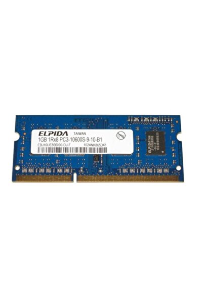 ELPIDA 1gb 1rx8 Pc3-10600s-9-10-b1 Laptop Ram