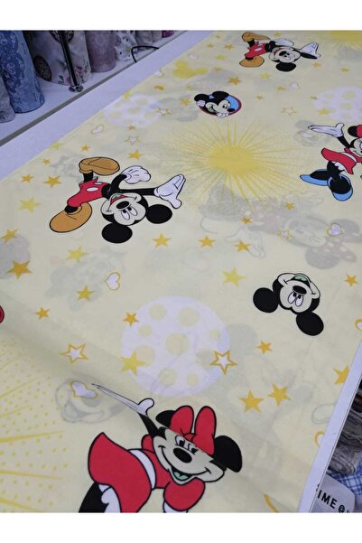 Gasel Home Nevresim-çarşaflık Ranforce Kumaş Mickey Mouse