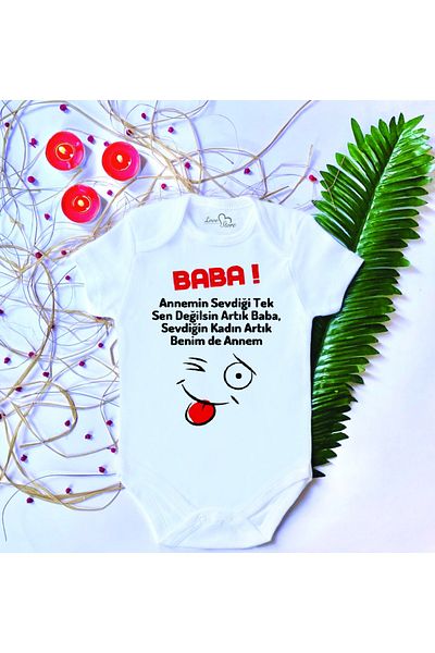 LoveStore Unisex Baby Dad Printed 100% Cotton Snap-On Bodysuit