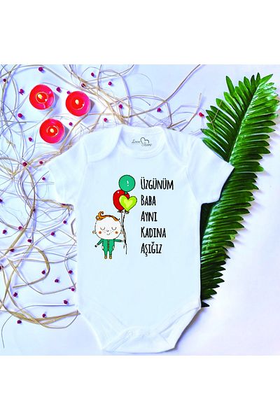 LoveStore Unisex Baby Dad Printed Cotton Snap-On Bodysuit