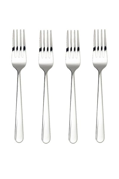 IKEA MARTORP fork set, stainless steel, 19 cm, 4 pcs