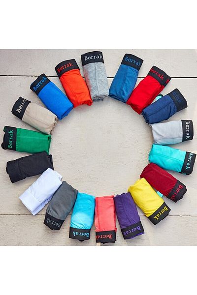 BERRAK İÇ GİYİM Berrak Ανδρικά Μικτά Χρώματα Modal Boxers 10 Pack..4476-10