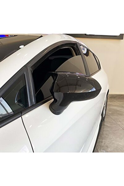 HasAkman Seat Leon Mk2.5 Batman Yarasa Ayna Kapağı Piano Black 2009 2010 2011...