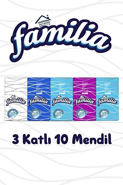 Familia 3 Layers of 10 Pocket Tissues (Pack of 10)