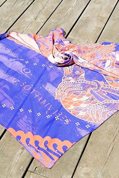 gothamvibes Парео з жіночим візерунком 001 - 95 X 145