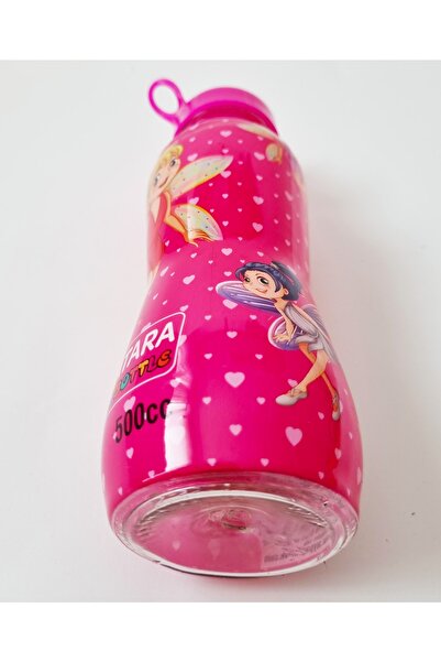 Modellino Licensed Butterfly Girl Pink Trend 500cc Transparent Water Bottle