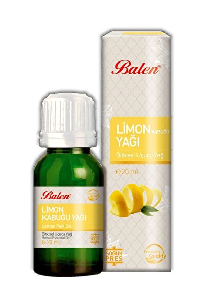 Balen Limon Kabuğu Yağı 20 Ml Soğuk Pres Gimdes Sertifikalı