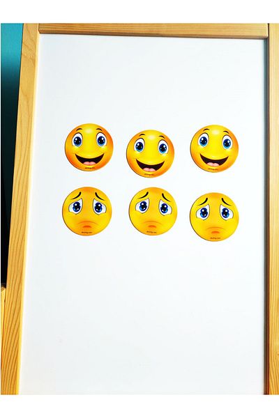 Okuling Magnetic Expressions - Smiling Face - Sad Face