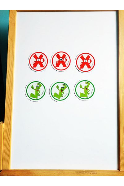 Okuling Magnetic Cards Tick -cross