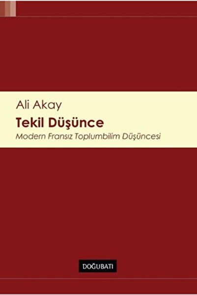 Doğu Batı Yayınları Tekil Düşünce