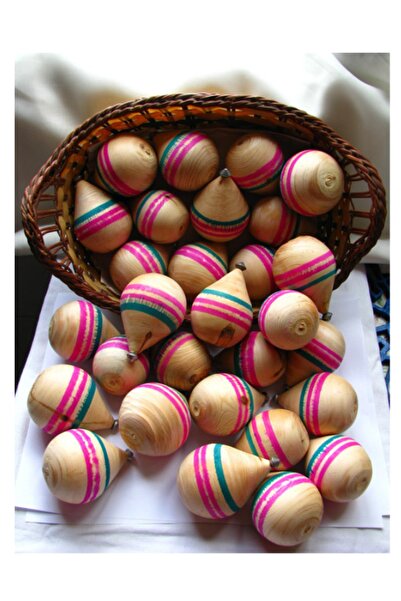 Janissary Ahşap Topaç ( 20 Adet ) + Ikişer Metre Topaç Ipi