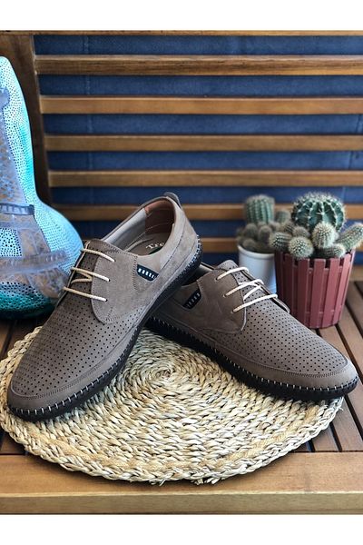 Trextone Casual Genuine Leather Nubuck Adult Summer Handmade Men's Shoes