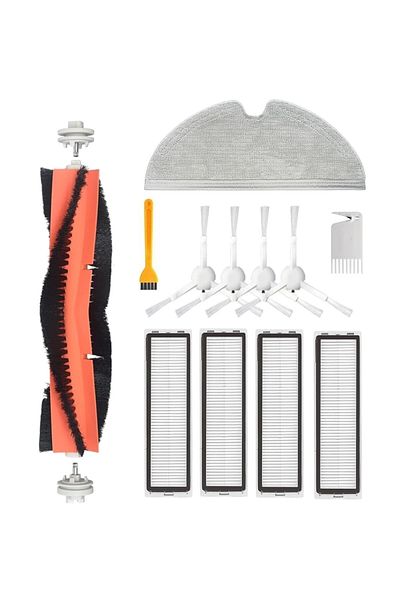 robotyedek Dreame D9 12-teiliges kompatibles Ersatzbürsten- und Hepa-Filter-Mopp-Set