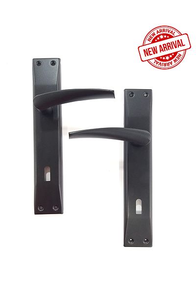 ARON New Brawo Handle Matte Black Stainless Mirrored (Room) Door Handle