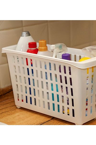 Dükkanönü Maxi Organizer Wheeled Potato Onion Cleaning Material Shampoo Organizer 13 Lt