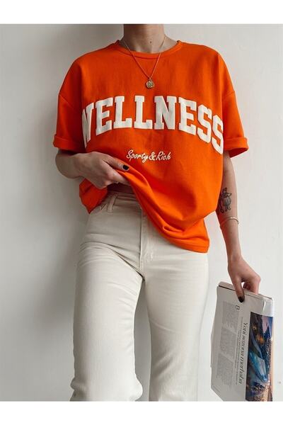 Machetta Μπλουζάκι μεγάλου μεγέθους Wellness Sporty & Rich Printed Oversize