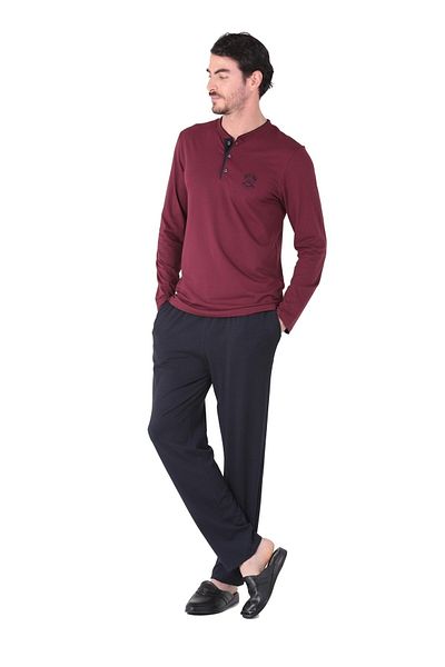 D'S Damat Ανδρικό μακρυμάνικο κοστούμι πιτζάμα Modal New Season