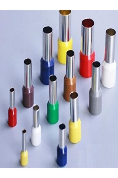 TERMİNALSAN 70 Mm Tek Girişli Kablo Yüksük 25 Adet F20 L37 Fransız Norm Yeşil...