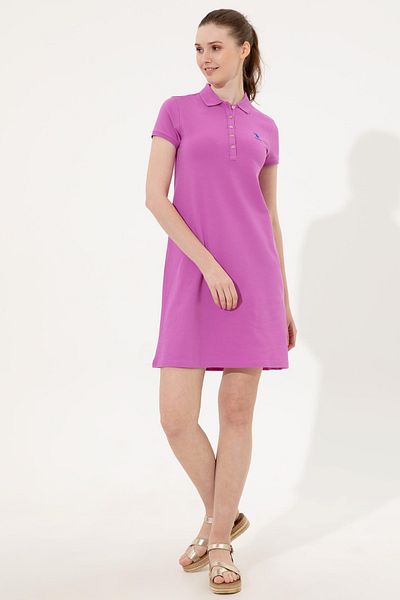 U.S. Polo Assn. Rochie de damă violet