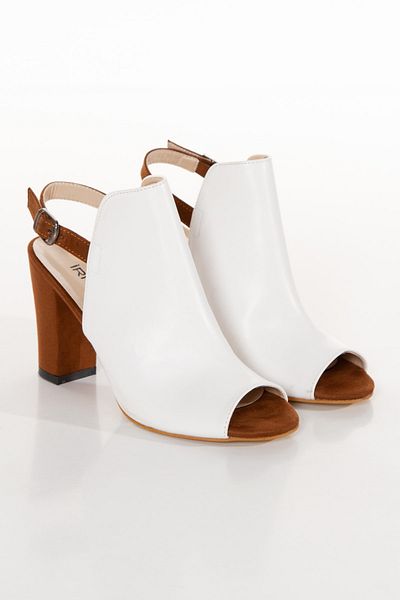 irmona Alex White Pantofi cu toc maro