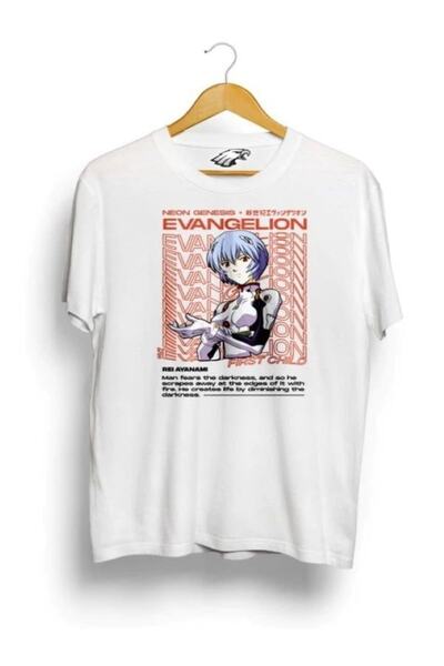 Generic Brand Rei Ayanami Evangelion Estetska Anime Štampano Majica