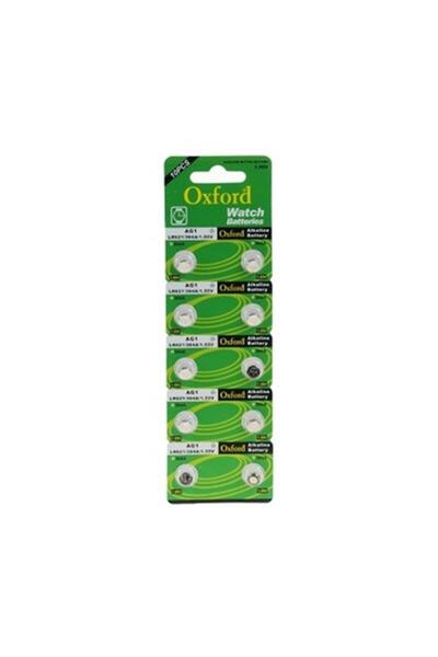Oxford Ag1 Lr621/364a Alkalin 10 Lu Düğme Pil