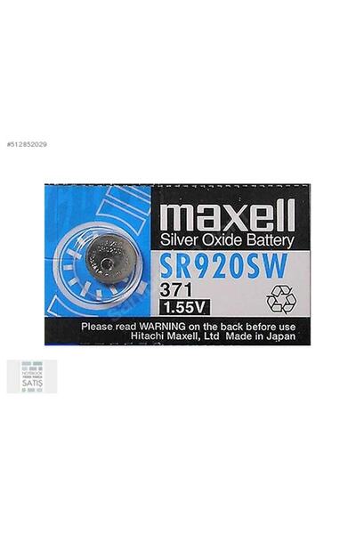 Maxell Sr371 Sr920sw 1.55 Volt Saat Pili =adet Olarak Satılır