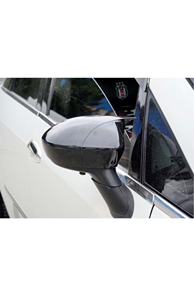 HasAkman Fiat Punto Evo Batman Yarasa Ayna Kapağı Piano Black 2009 2010 2011 ...