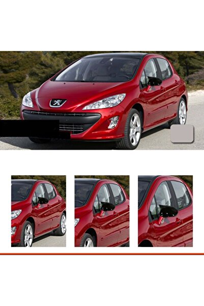 HasAkman Peugeot 308 Uyumlu Batman Yarasa Ayna Kapağı Piano Black 2007 2008 2...