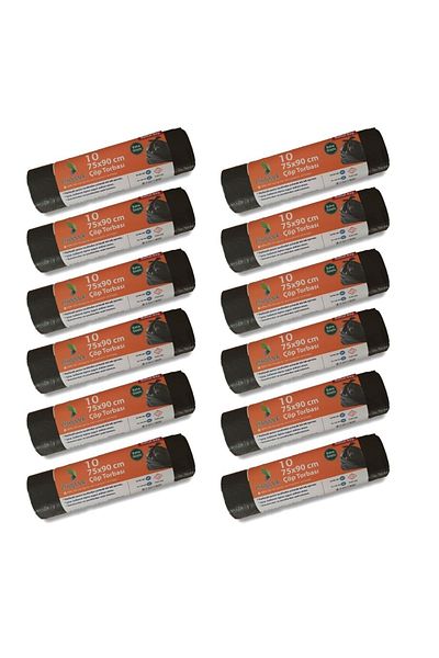 ERSOPACK Industrial75x90cm Garbage Bag 10 Pieces X12 Pieces