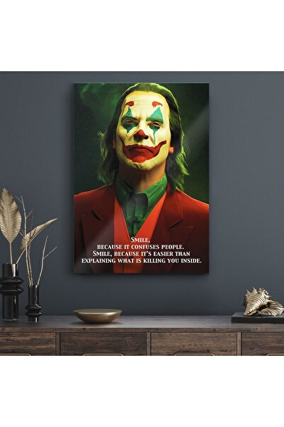 Decovetro Tablou din sticlă Joker