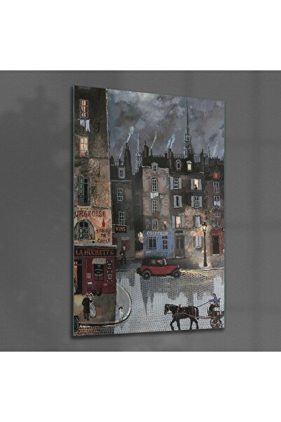 Decovetro Glass Table Cityscape