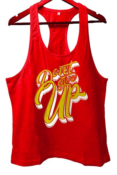 TOP GLORY Dontgiveup2 Fitness Gym Tank Top Athlete
