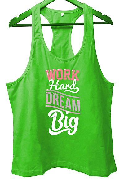 TOP GLORY Dreambig Fitness Gym Tank Top رياضي