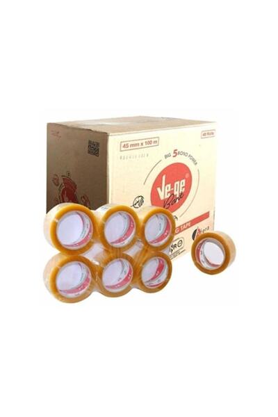 Vege 45x100 Διαφανές 1 κουτί 48 τεμαχίων Ve-ge Elephant Tape Ταινία συγκράτησης