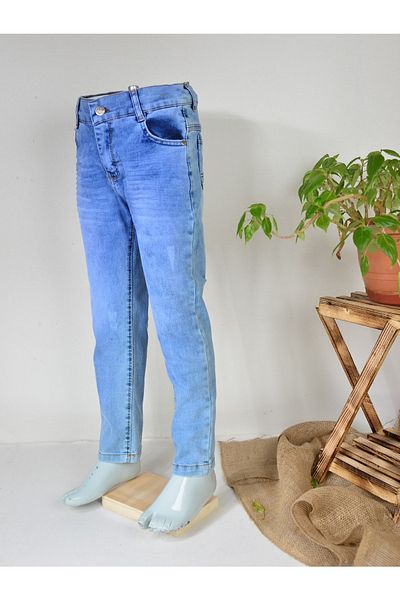 KİDSPİTİRCİK Pantaloni albaștri Jean pentru băiat
