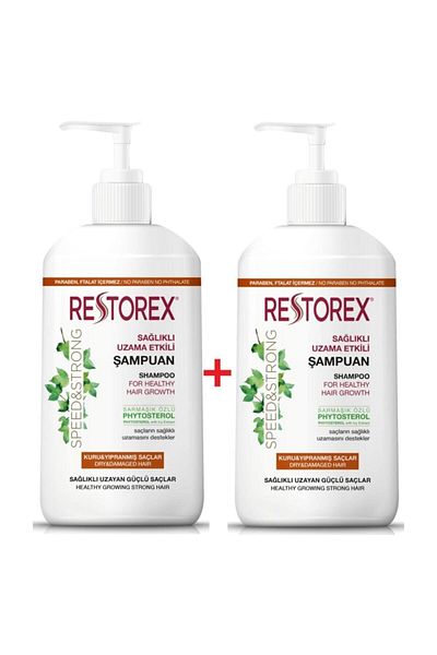 Restorex Dry 1000 ml x 2 pcs - Shampoo for Damaged Hair