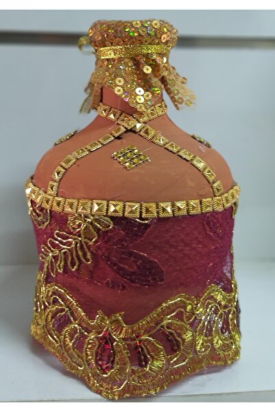 elahobi Gelin Testi Kına Küpü Süslü Tel Kırma Testi