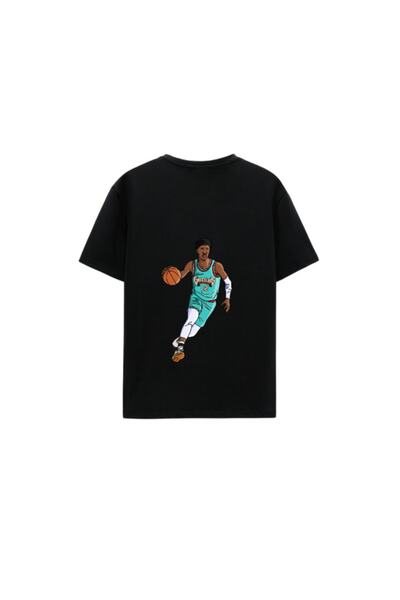 C&C OKULCUNUZ Tricou supradimensionat unisex Nba Black Ja Morant