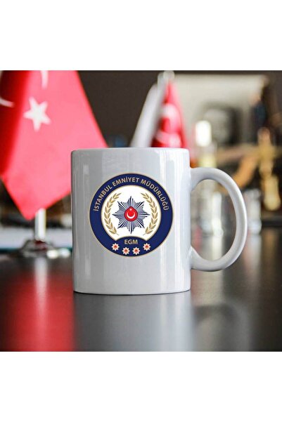 sıradışıhediyem Bayrak Türk Polis Asker Jöh Pöh Bekçi Güvenlik Görevlisi Kupa...