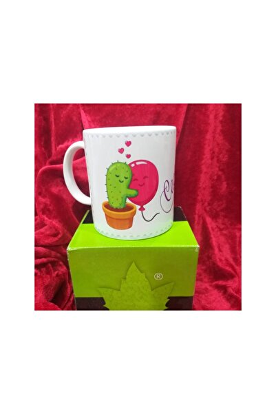 sıradışıhediyem كوب بطبعة صبار