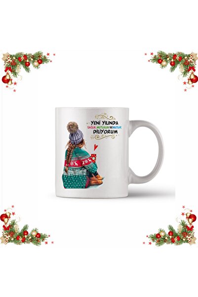 sıradışıhediyem كأس القدح عيد الميلاد سنة جديدة سعيدة