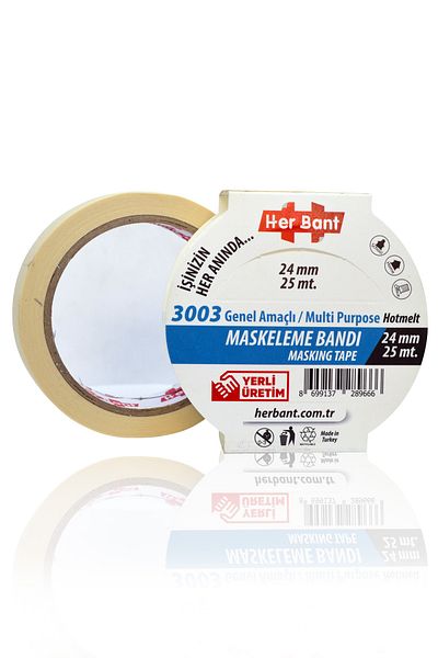 Four Office General Purpose 24x25 Mt Masking Tape