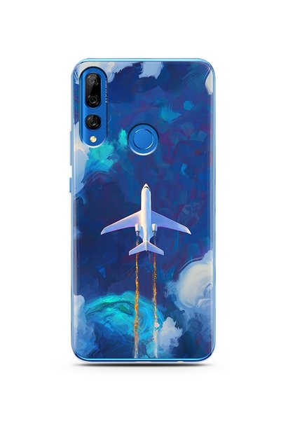 Spoyi Huawei Y9 Prime 2019 Super Transparent Phone Case with Sky and Airplane...