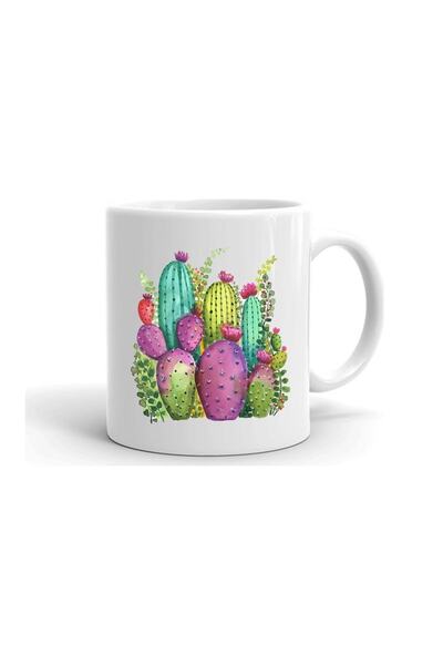 sıradışıhediyem كوب بطبعة صبار