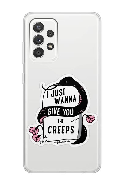 Spoyi Super Transparent Phone Case for Samsung A33 5g Tombstone Design