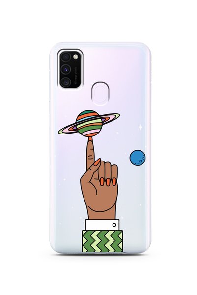 Spoyi Samsung M30S Jupiter Design Super Transparent Phone Case