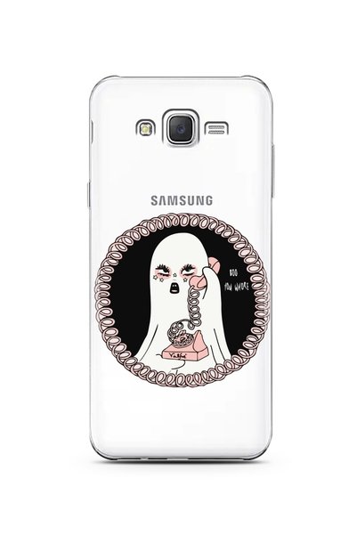 Spoyi Super Transparent Phone Case for Samsung J7 2016 Ghost Design